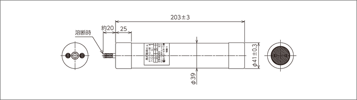 PFG-1S-A (10～60A) の外形図