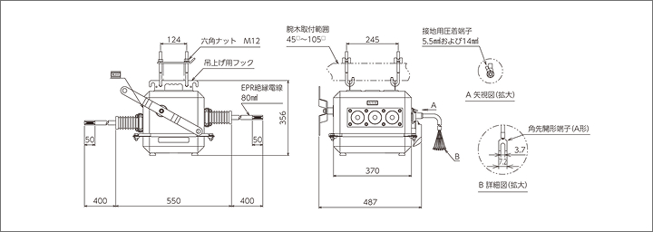 一般地区標準形の外形図