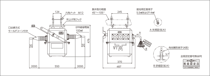 CLD-AP317Se-Cの外形図
