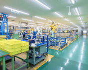 冷暖房完備の工場施設